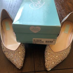 Blue by Betsy Johnson Flats